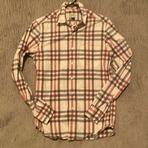 J crew plaid casual button down
